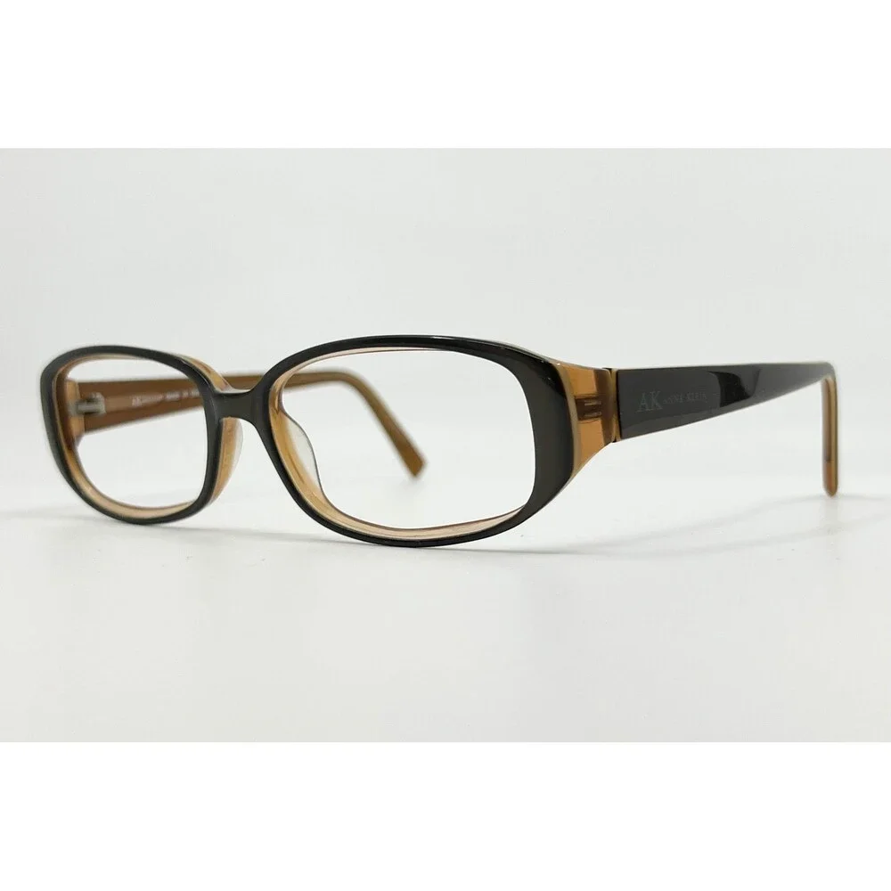 Anne Klein Eyeglass Frames Womens Brown Oval Full Rim AK9094 50-16-135